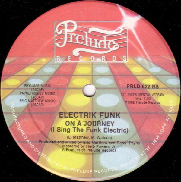 Electrik Funk* - On A Journey (I Sing The Funk Electric) - LP