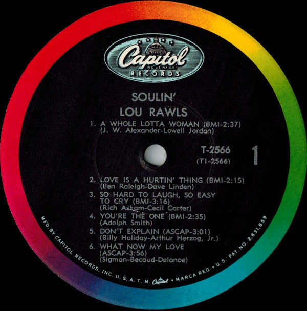 Lou Rawls - Soulin' - LP
