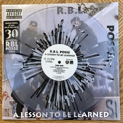 RBL Posse A LESSON TO BE LEARNED Limited NEW CLEAR/SPLATTER COLORED VINYL LP