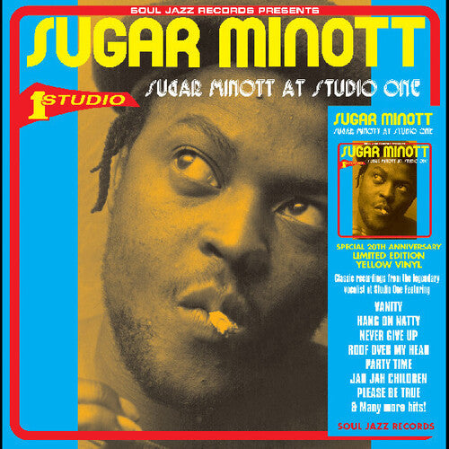 Sugar Minott SUGAR MINOTT AT STUDIO ONE RSD 2025 New Yellow Colored Vinyl 2 LP