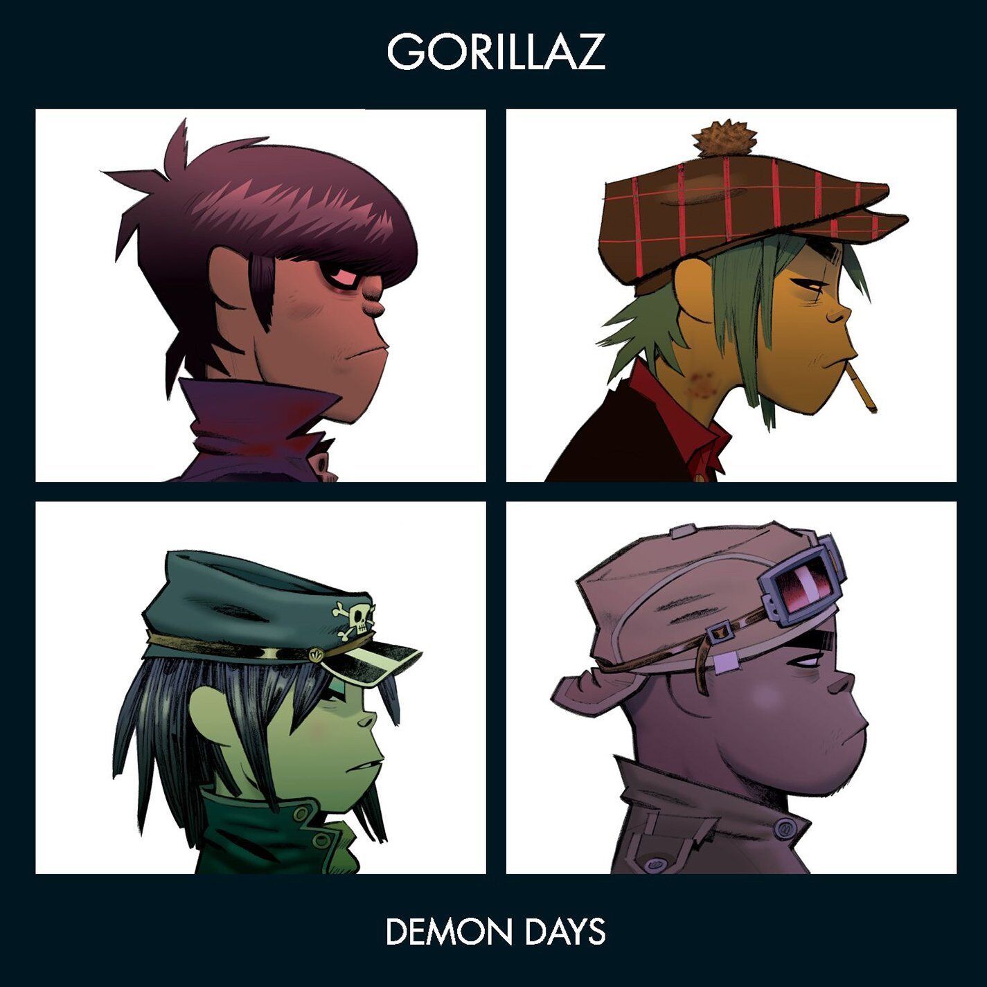 Gorillaz DEMON DAYS (724387383814, USA) Gatefold NEW SEALED BLACK VINYL 2 LP
