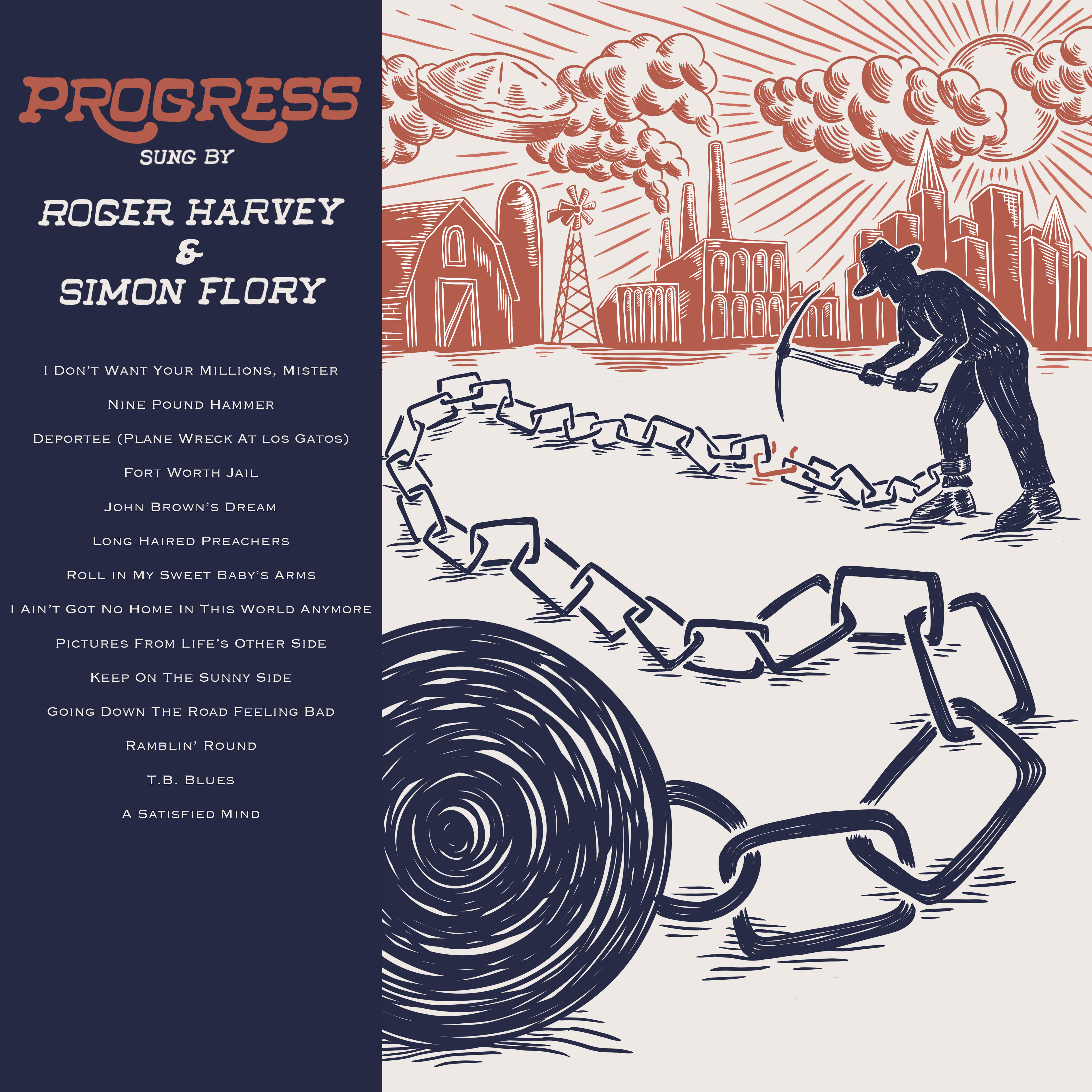 Roger Harvey and Simon Flory - Progress - LP - LP