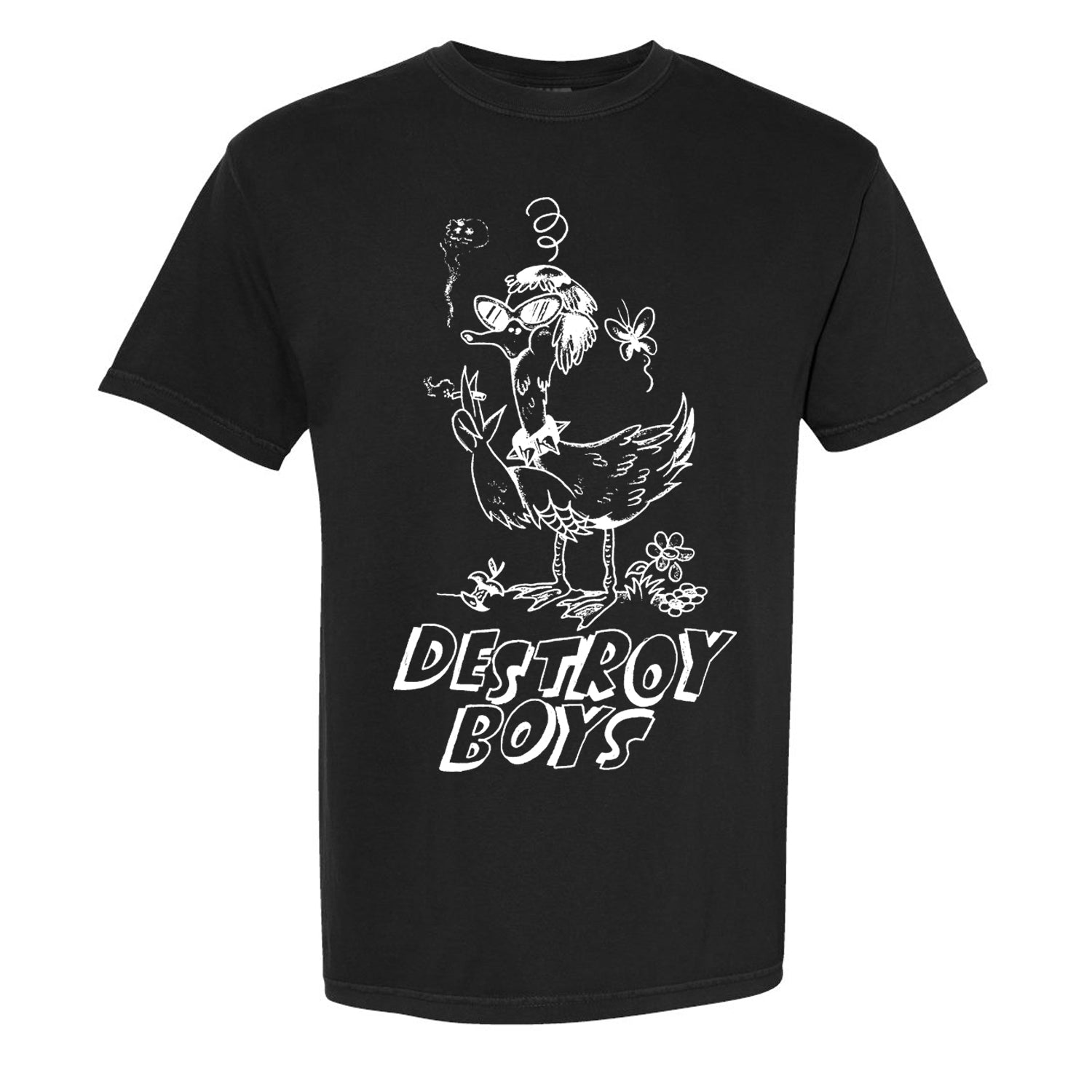 Destroy Boys Death Duck - Black T-Shirt