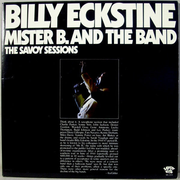 Billy Eckstine - Mister B. And The Band