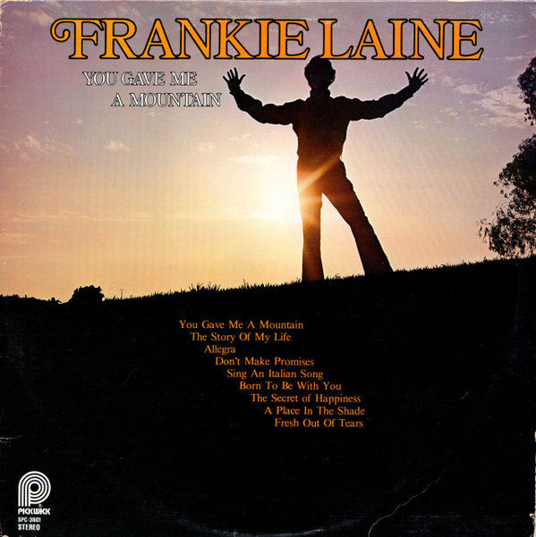 Frankie Laine - You Gave Me A Mountain