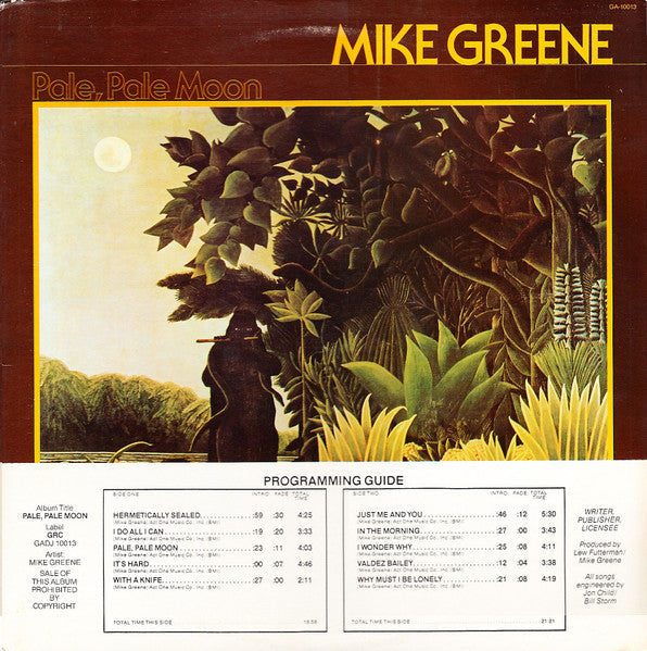 Mike Greene - Pale, Pale Moon