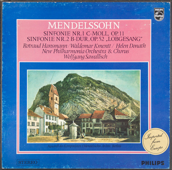 Felix Mendelssohn-Bartholdy - Sinfonie Nr. 1 C-Moll, Op. 11 / Sinfonie Nr. 2 B-Dur, Op. 52 „Lobgesang“