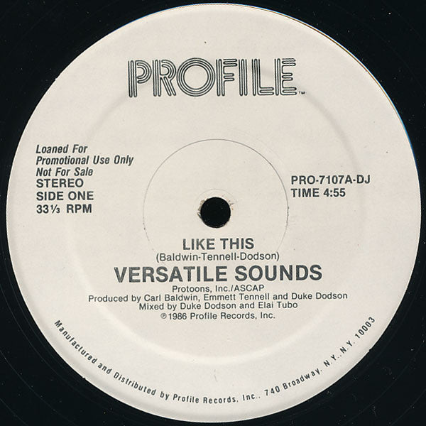 Versatile Sounds - Like This