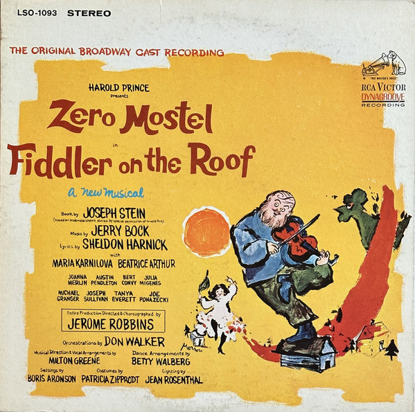 "Fiddler On The Roof" Original Broadway Cast - Fiddler On The Roof