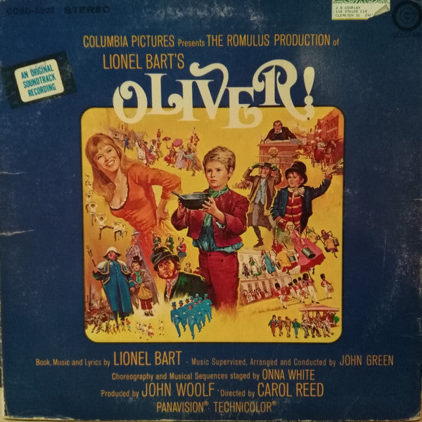 Lionel Bart - Oliver! An Original Soundtrack Recording