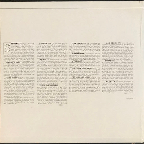 Quincy Jones - The Quintessential Charts - LP