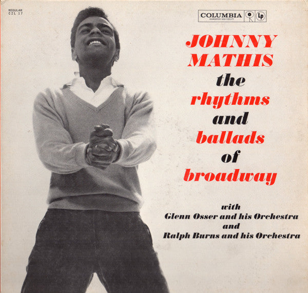 Johnny Mathis With Glenn Osser And His Orchestra And Ralph Burns And His Orchestra - The Rhythms And Ballads Of Broadway - LP