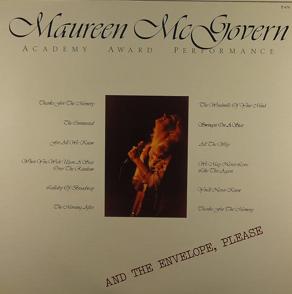 Maureen McGovern - And The Envelope, Please
