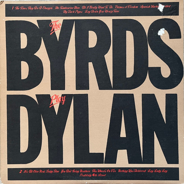 The Byrds - The Byrds Play Dylan