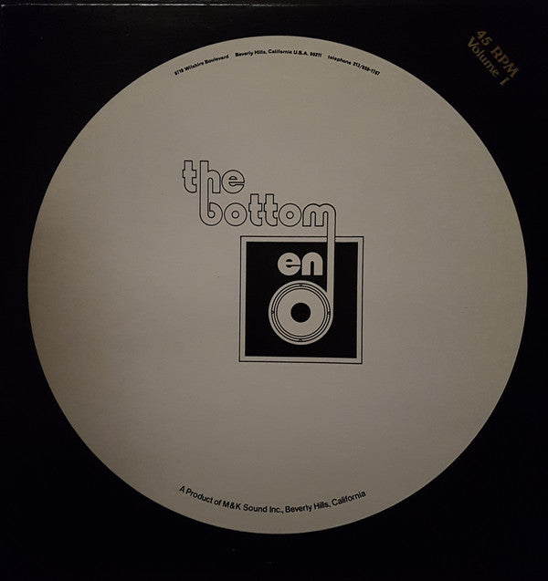 Baaska & Scavelli - The Bottom End: Volume I