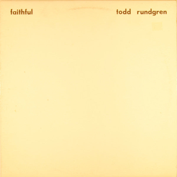 Todd Rundgren - Faithful
