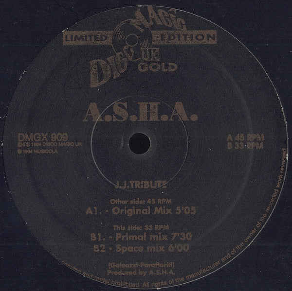 A.S.H.A. - J.J. Tribute / Ball And Chain (Acappella Excerpt)