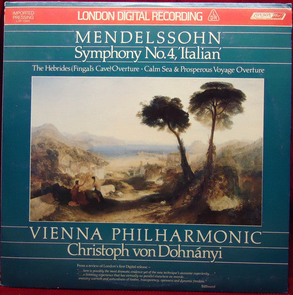 Felix Mendelssohn-Bartholdy - Symphony No. 4, 'Italian'