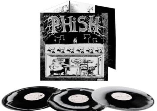 Phish JUNTA Limited Edition NEW SEALED BLACK/WHITE SWIRLY COLORED VINYL 3 LP