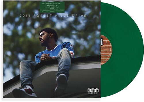 J. Cole 2014 FOREST HILLS DRIVE (GREEN) New Limited Colored Vinyl Record 2 LP