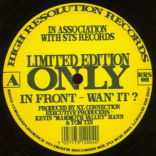 N.Y. Connection - In Front - Wan' It?