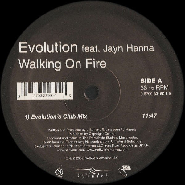 Evolution - Walking On Fire (Remixes)