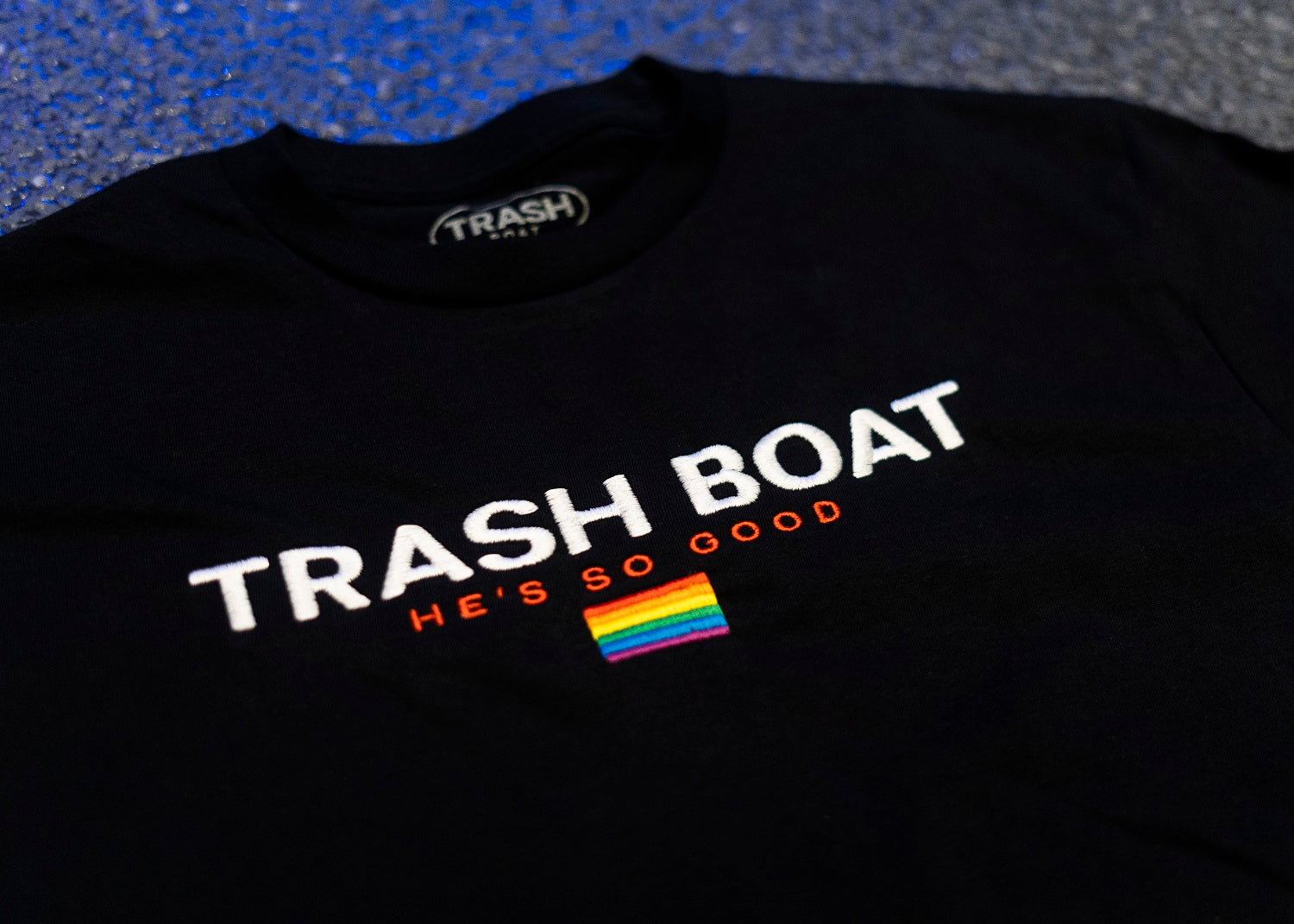 Trash Boat - He's So Good - Black T