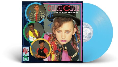 Culture Club COLOUR BY NUMBERS New Sealed Light Blue Colored Vinyl Record LP