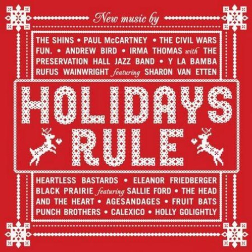 Holidays Rule VARIOUS 17 Holiday Music Songs LIMITED New Red Colored Vinyl 2 LP