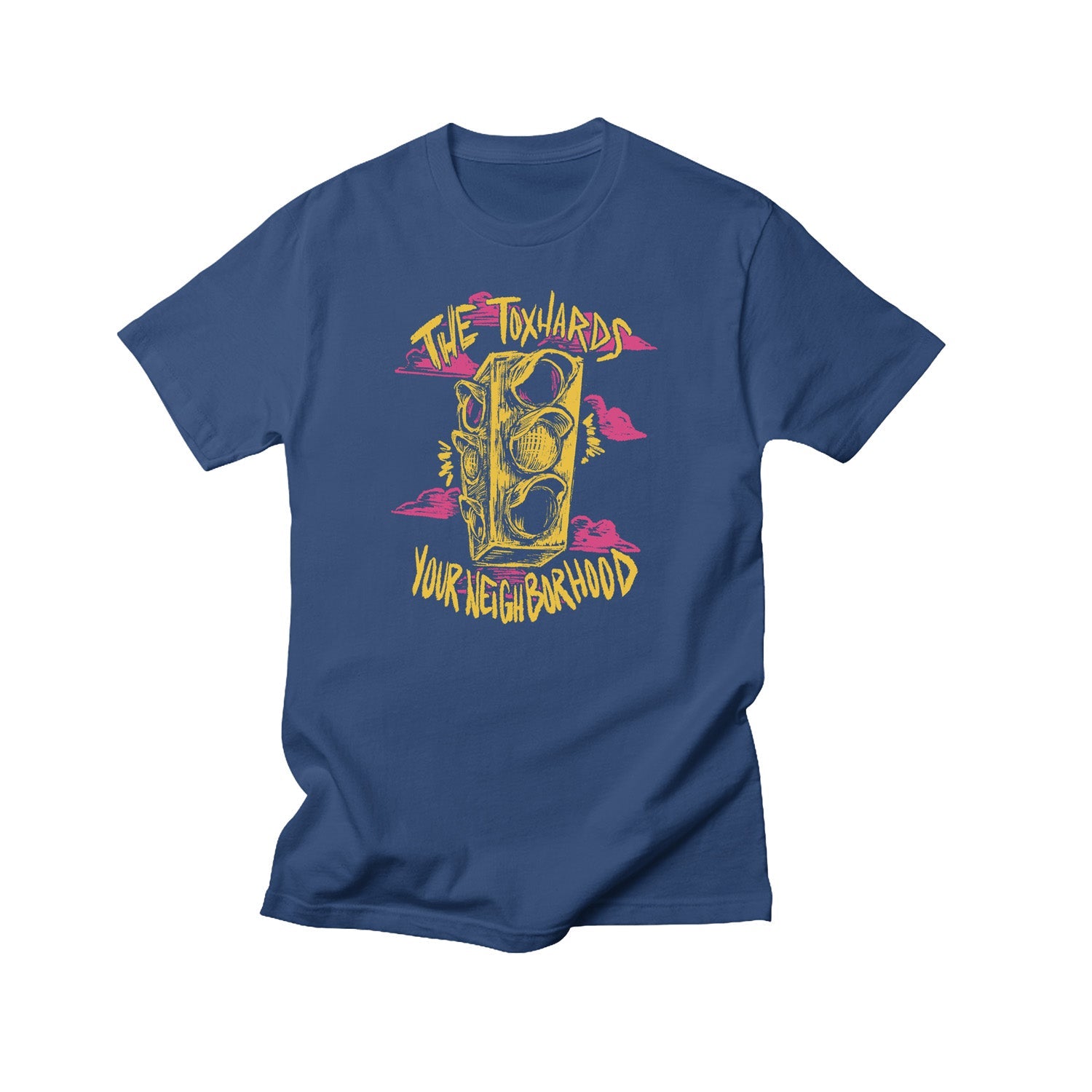 The Toxhards 'Traffic Light' Liberty Blue T-Shirt