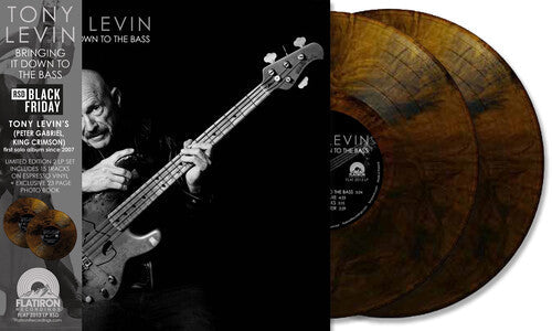 Tony Levin BRINGING IT DOWN TO THE BASS RSDBF24 New Colored Vinyl 2 LP