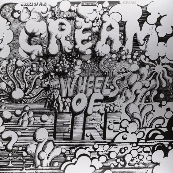 Cream WHEELS OF FIRE 180g New Sealed Black Vinyl Record 2 LP