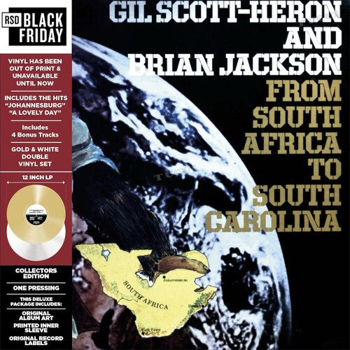 Gil Scott-Heron & Brian Jackson FROM SOUTH AFRICA RSDBF24 Colored Vinyl 2 LP