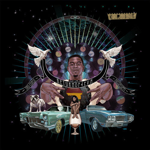 Big Krit RETURN OF 4EVA Limited Edition K.R.I.T. New Colored Vinyl Record 2 LP