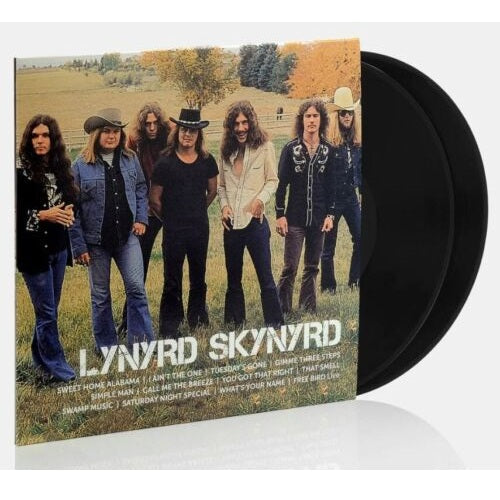 Lynyrd Skynyrd ICON Best Of 12 Essential Songs NEW SEALED BLACK VINYL 2 LP
