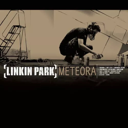 Linkin Park METEORA New Limited Gold/Red Splatter Colored Vinyl LP