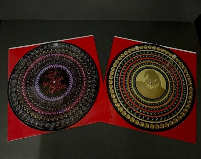 Nightmare Before Christmas SOUNDTRACK Elfman NEW VINYL ZOETROPE PICTURE DISC 2LP